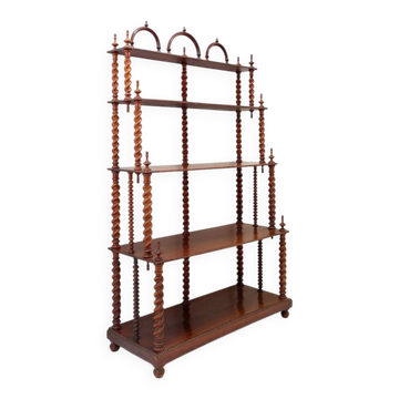 Bibliothèque "bobine" antique - Début du 20ème siècle