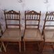 6 chaises cannées