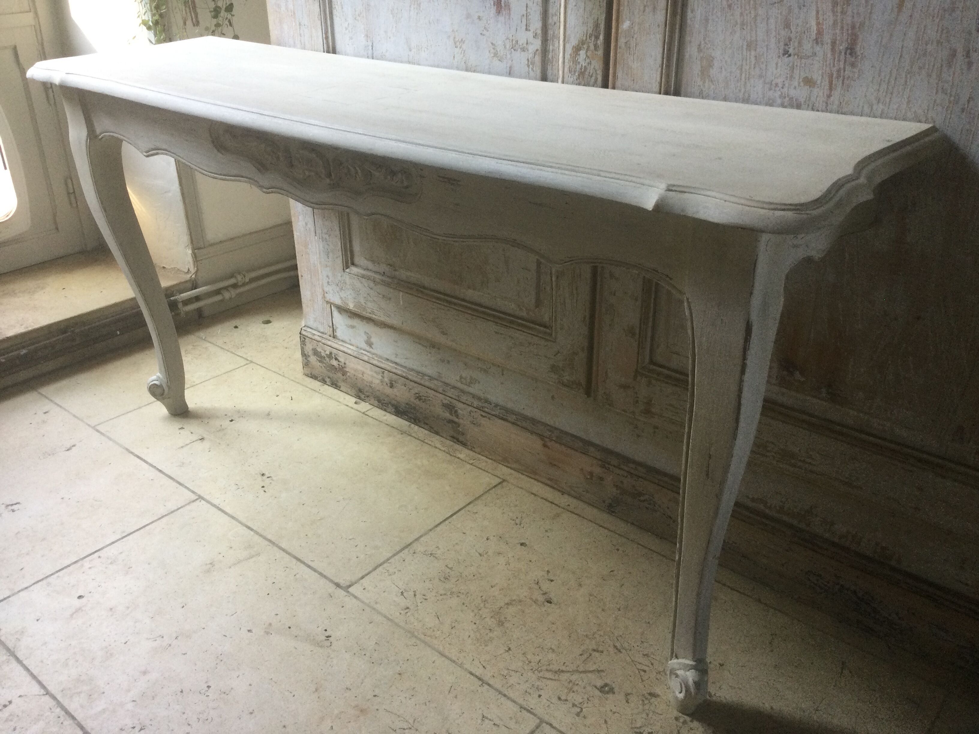 Old oak console