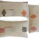 Set of Three Vintage Moorish Style Handloom Wool Kilim Pillows