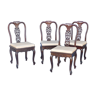 Série de 4 chaises style Chine