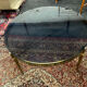 Empire style coffee table in solid bronze