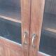 Old wooden glass cabinet