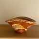 Old glazed terracotta plate, Portuguese craftsmanship.
