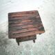 Tabouret pliant en bois