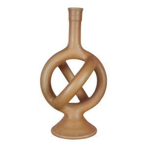 Vase terre cuite brutaliste