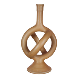 Brutalist terracotta vase