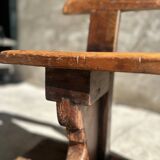 School bench on platform