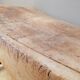 Ancien table billot de boucher trussant & cie, 1960