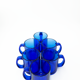 Set of 6 vintage cobalt blue glass coffee cups/mugs