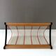 Vintage record stand, vinyl record holder, Plattofix Germany
