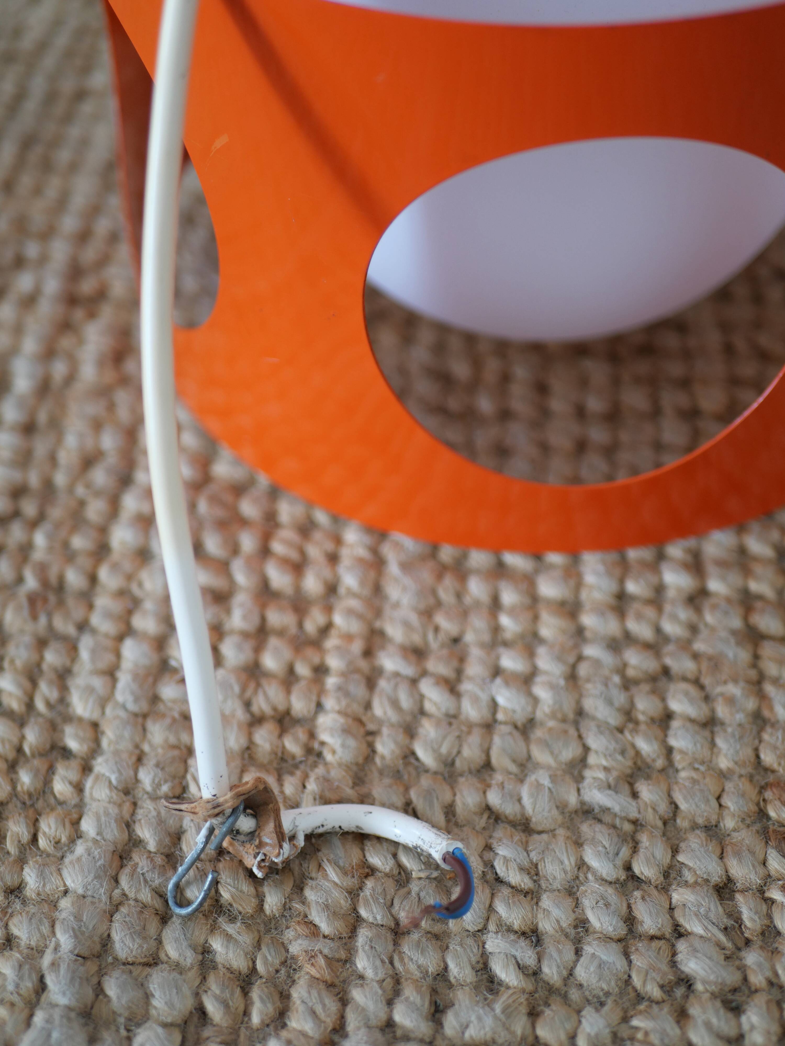 Suspension Disderot orange
