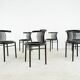 Set de 6 chaises vintage « CIRCO » par Jutta & Herbert Ohl pour Lübke 1980s