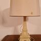 Vintage advertising lamp Garnier – Eiffel Tower in ceramic – Paris