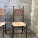 Pair of chairs by E G Punnett edition William Birch circa 1910