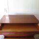 Beautiful Louis Philippe chest of drawers with 4 drawers - 3 locks - in cherry wood - 1980s