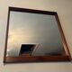 Scandinavian teak mirror from the 1960s-70s