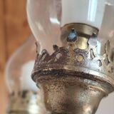 2-light wall light in brass and glass tulips