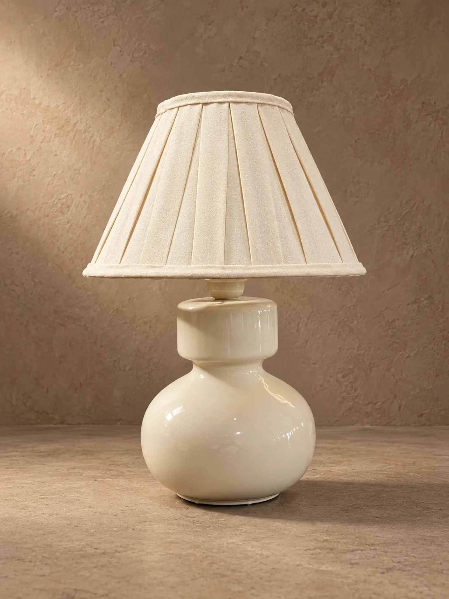 Brussels Porcelain Lamp S.A. – N.V. vintage, Belgium, circa 1980