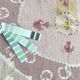 Vintage hand-embroidered tablecloth 122x131 cm