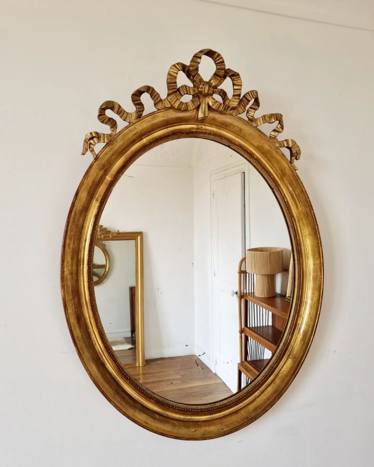 Oval mirror Louis XVI 102x75cm