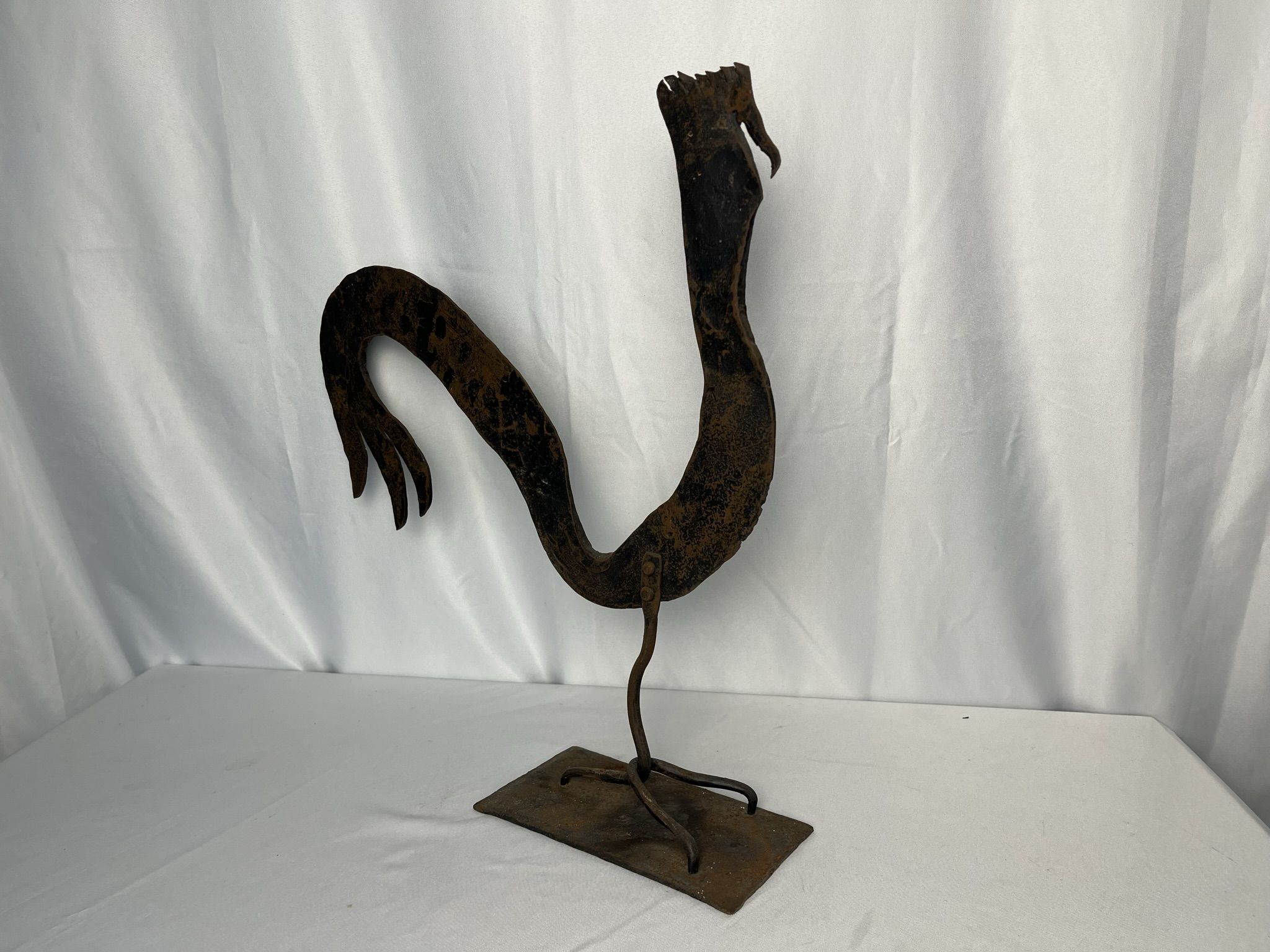 Vintage sculpture metal G. Raveneau circa 1970