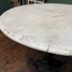 Round garden table
