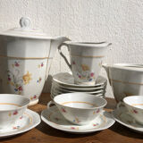 Service a thé G Boyer en porcelaine