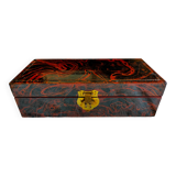 Lacquered wooden box