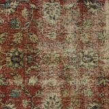 Turkish Anatolian Handmade Vintage Area Rug 190 cm x 107 cm