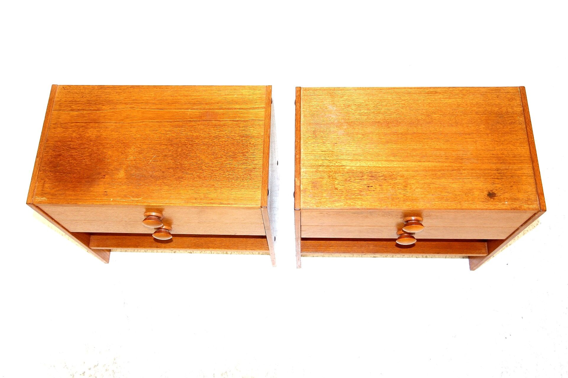 Paire de tables de chevets en teck, Suède, 1970
