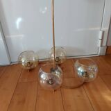Lustre en laiton doré années 50'S