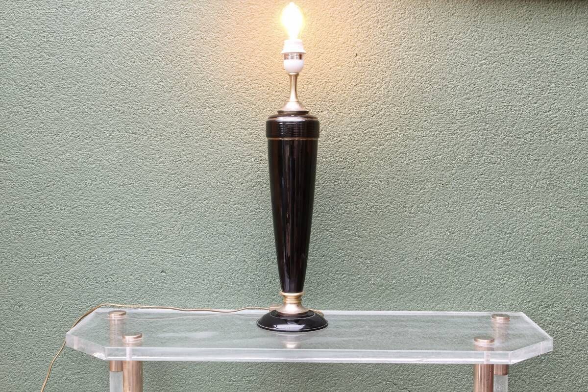 Pied de lampe "Trocadéro" par Robert de Schuytener, années 70-80