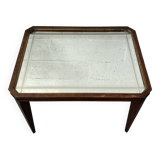 Rectangular coffee table from the 40s mirror