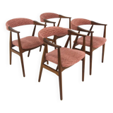 Set of 4 teak chairs, "Model 213" Thomas Haslev, Denmark, 1960