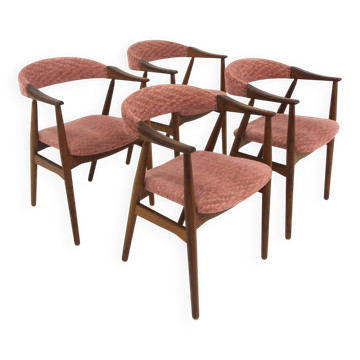Set of 4 teak chairs, "Model 213" Thomas Haslev, Denmark, 1960