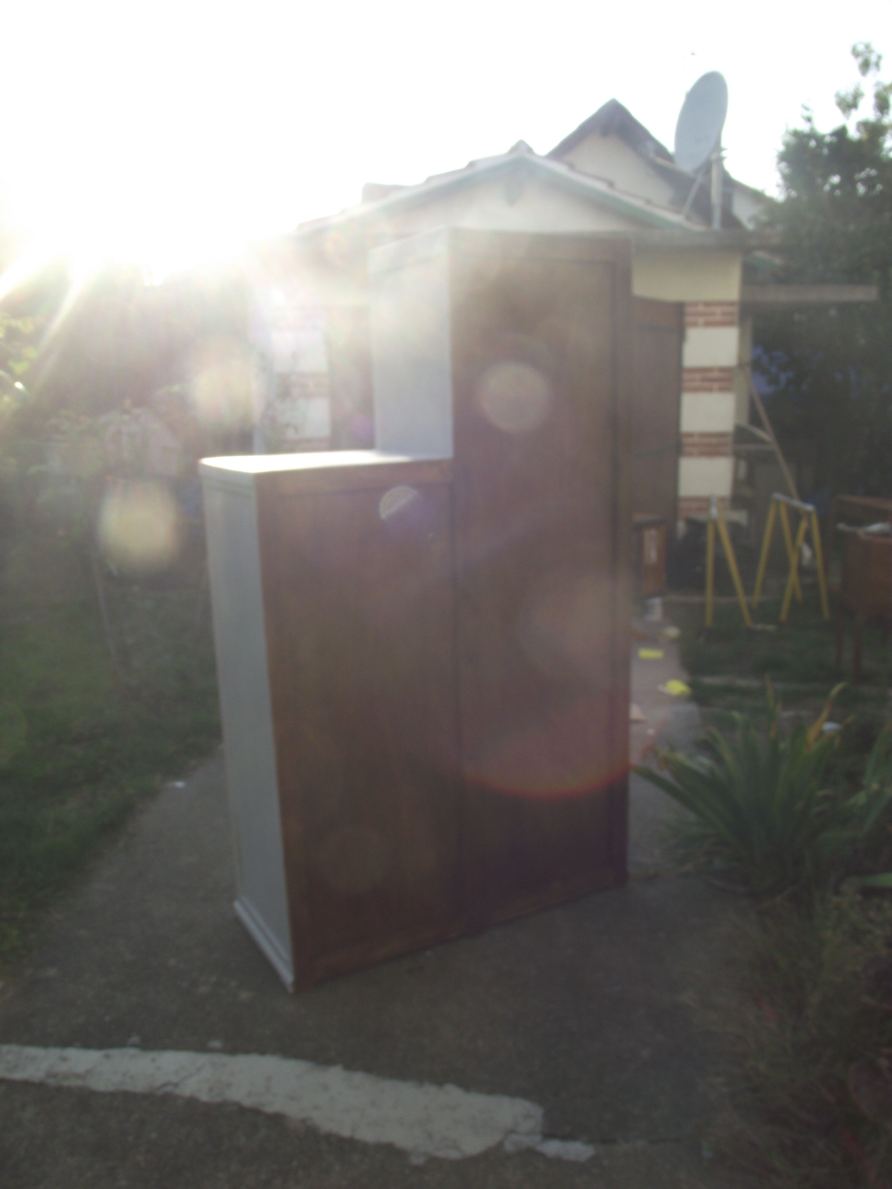 Parisian Art Deco asymmetrical wardrobe