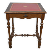 Small Solid Walnut Table, Louis XIII / Louis XIV style – Early 19th century