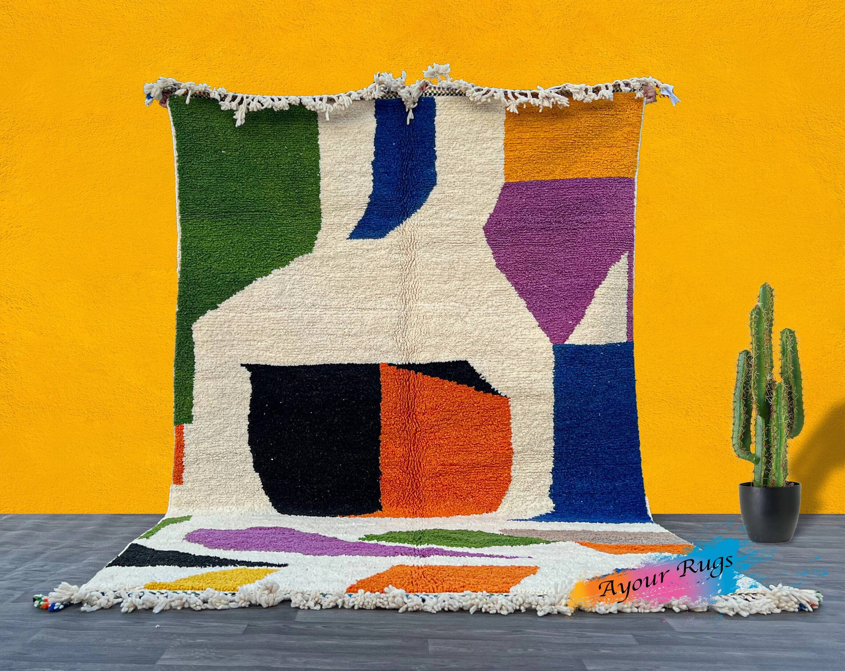 Handmade Moroccan rug 3 x 2 m