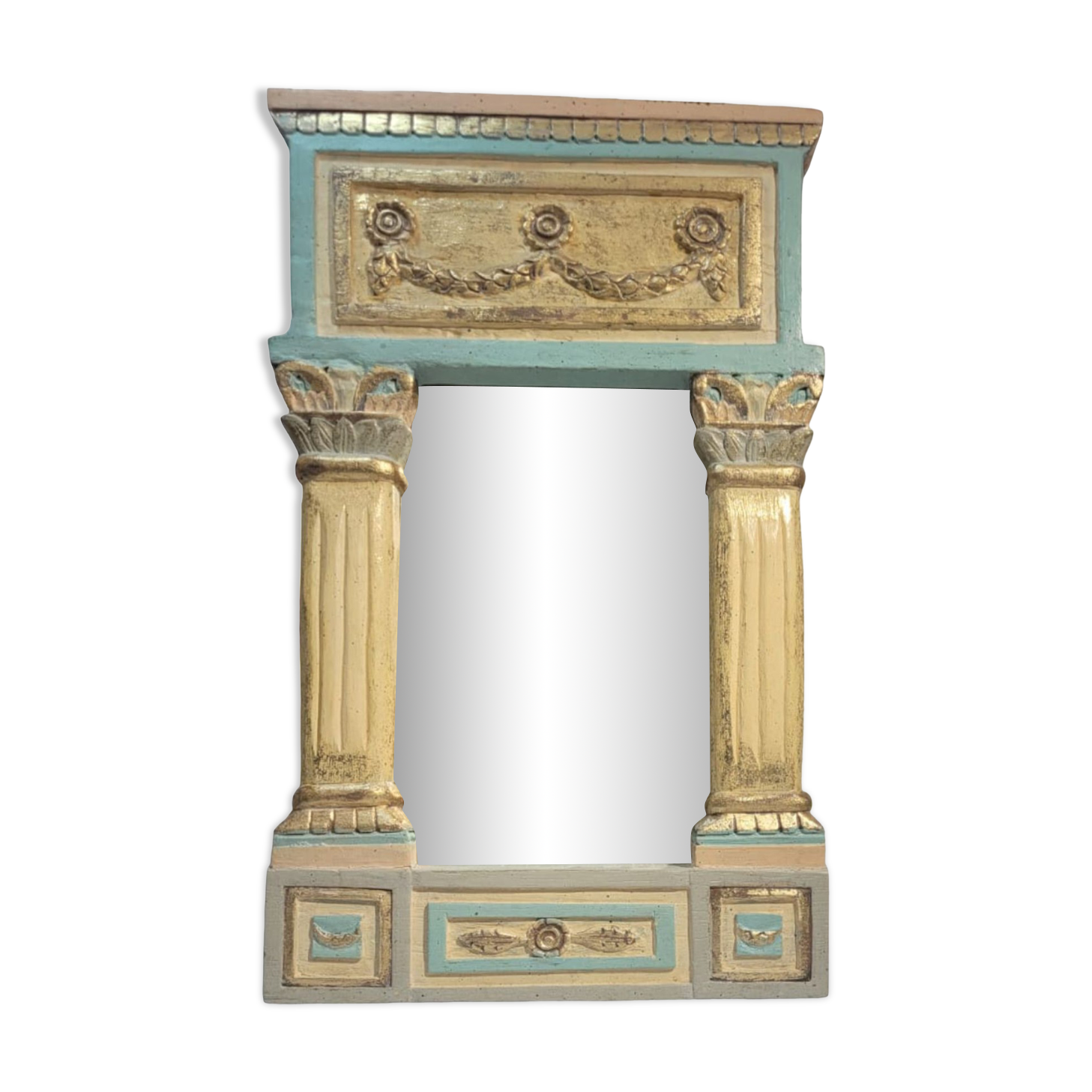 Wooden mirror
