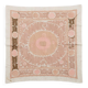 Vintage hand-embroidered tribal tapestry 132x137 cm
