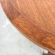 Duo of round coffee tables with a reversible top — Crossed base