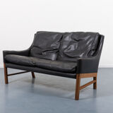 Modern Danish sculptural 2-seater sofa from Eilersen 1960