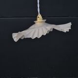 Frosted glass pendant light