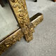 Louis XVI style pediment mirror in gilded wood – 19th century - H118c