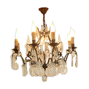 lustre antique laiton