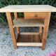 Solid wood table