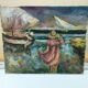 Impressionist Seascape Painting