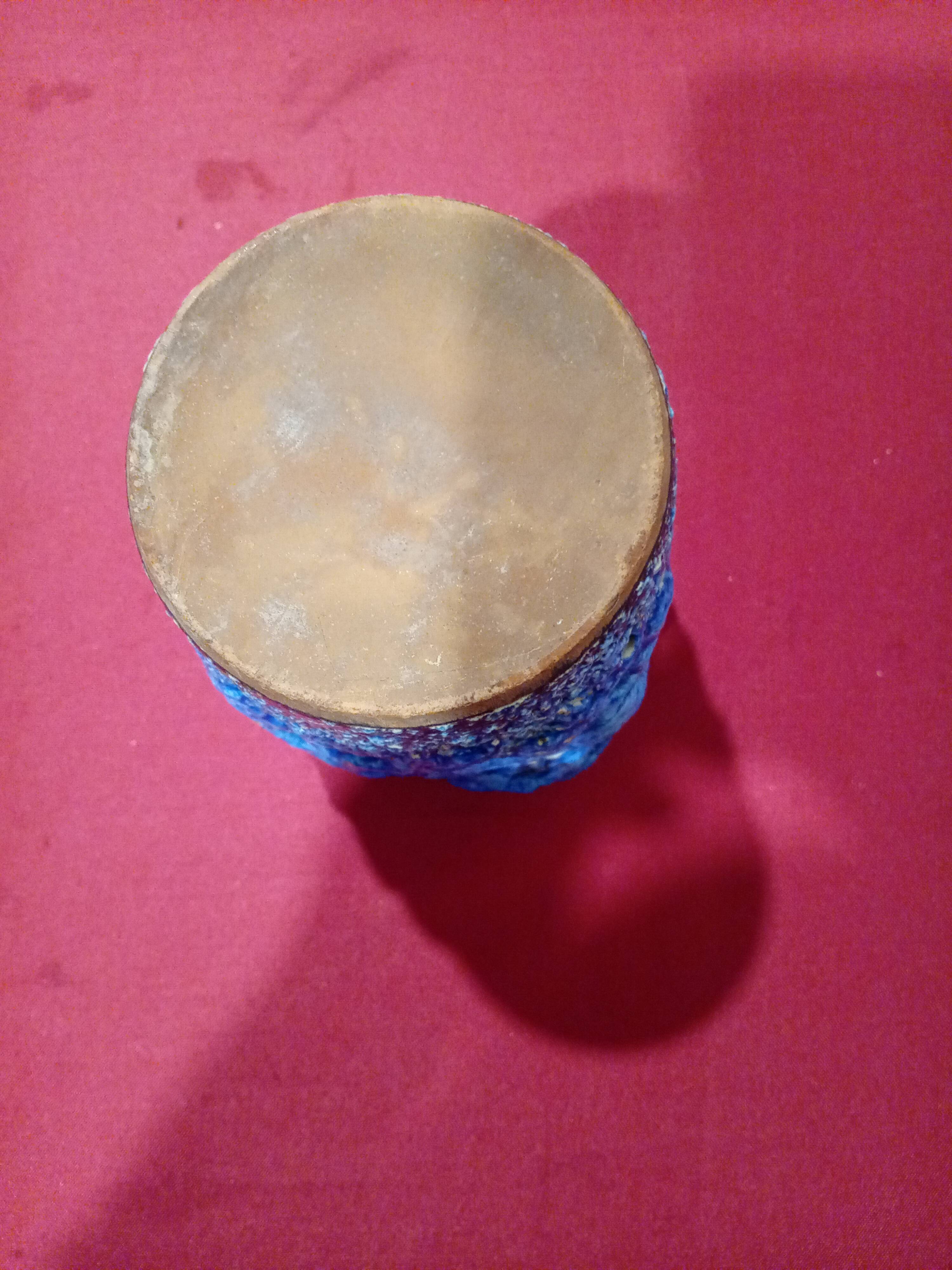 Blue Glacier Enamels Vase