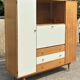 Secretary, bookcase, cupboard, wardrobe, 60s, vintage